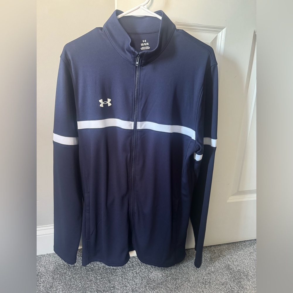 Under Armour Men’s Team Knit Full-Zip Warm Up Jacket